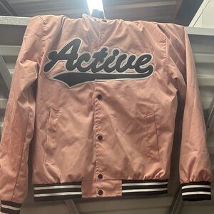 Pink Active Bomber Jacket